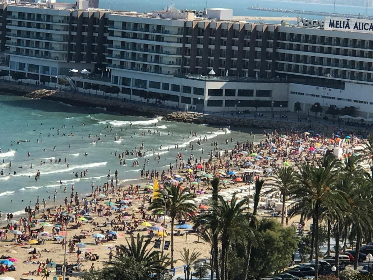 Apartamento Con Vistas Al Mar Primera Linea De Playa Del Postiguet アリカンテ エクステリア 写真