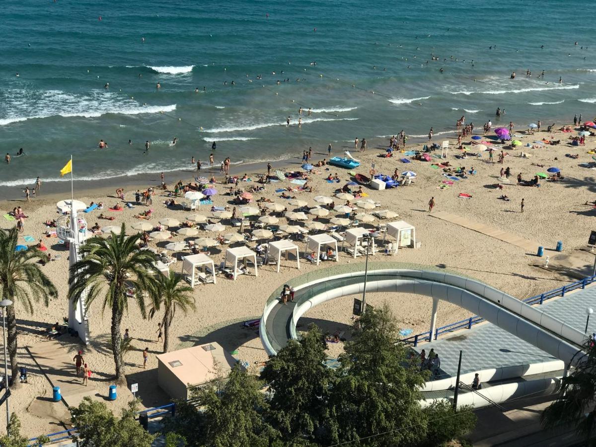 Apartamento Con Vistas Al Mar Primera Linea De Playa Del Postiguet アリカンテ エクステリア 写真