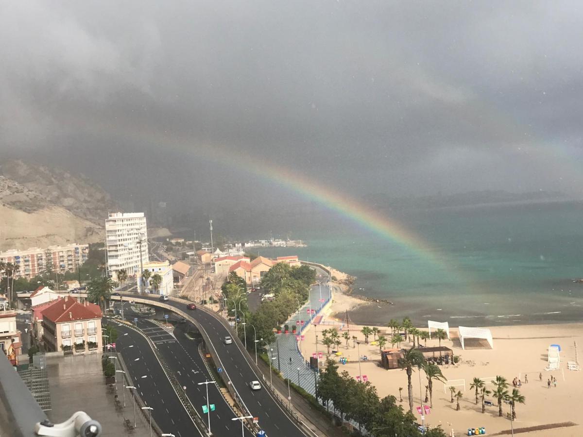 Apartamento Con Vistas Al Mar Primera Linea De Playa Del Postiguet アリカンテ エクステリア 写真