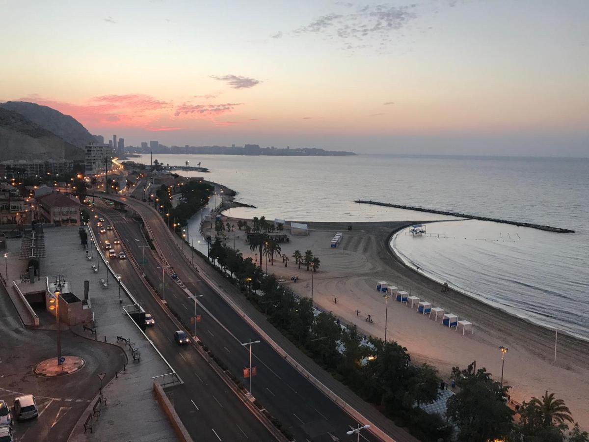 Apartamento Con Vistas Al Mar Primera Linea De Playa Del Postiguet アリカンテ エクステリア 写真