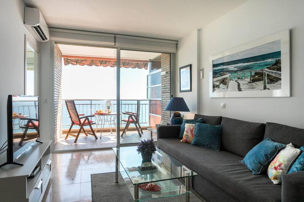 Apartamento Con Vistas Al Mar Primera Linea De Playa Del Postiguet アリカンテ エクステリア 写真