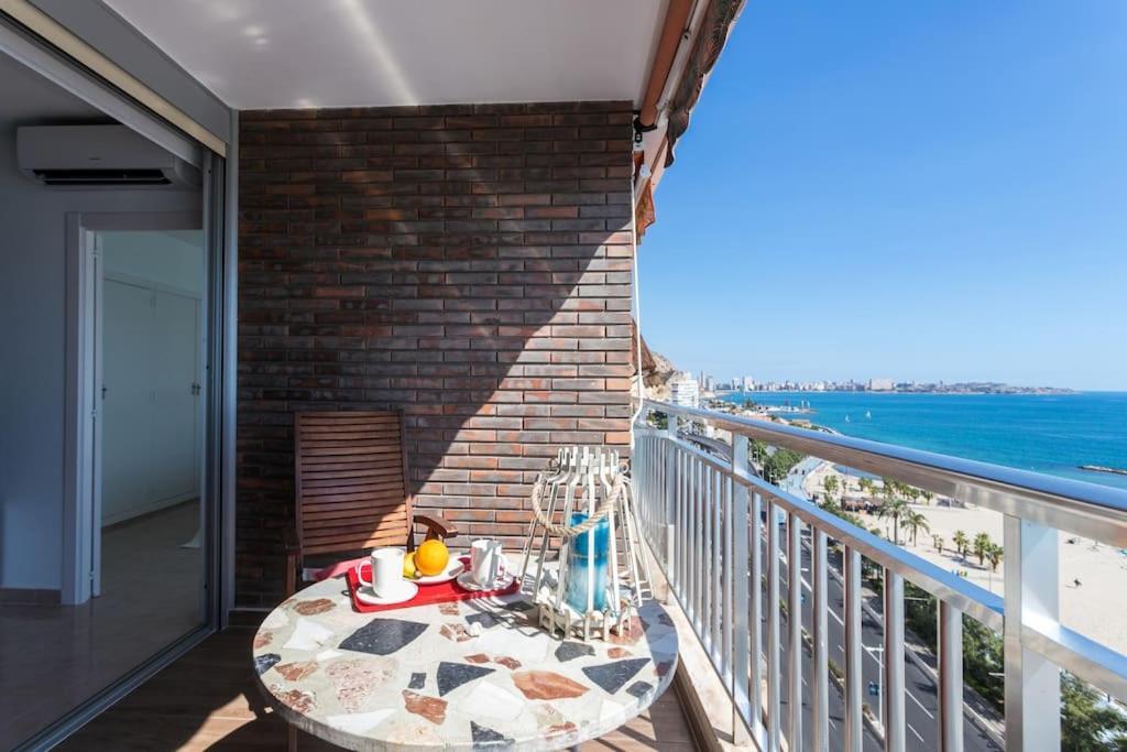 Apartamento Con Vistas Al Mar Primera Linea De Playa Del Postiguet アリカンテ エクステリア 写真