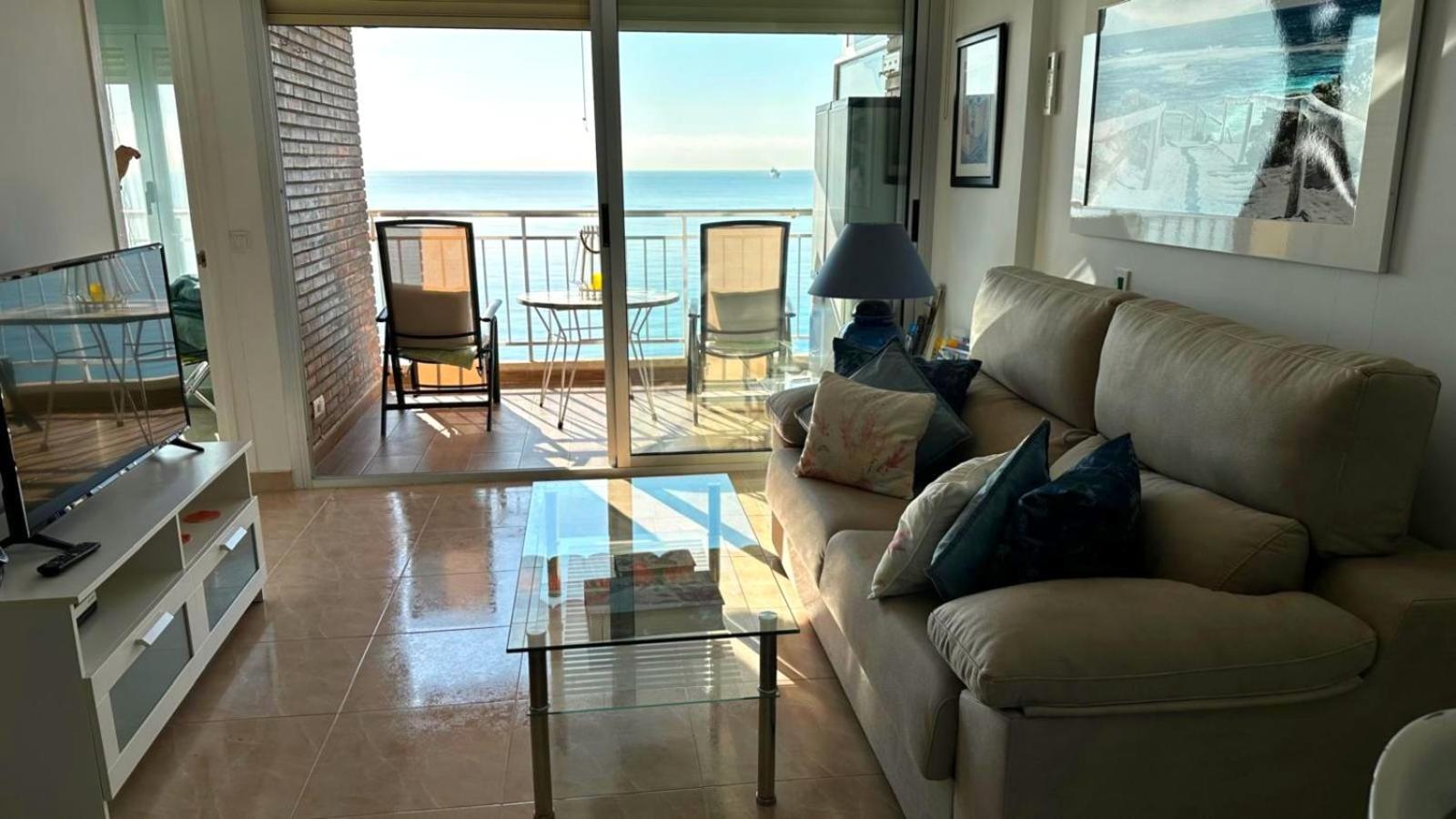 Apartamento Con Vistas Al Mar Primera Linea De Playa Del Postiguet アリカンテ エクステリア 写真