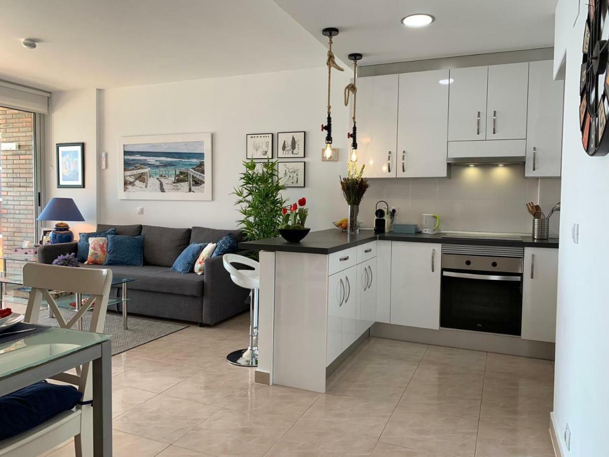 Apartamento Con Vistas Al Mar Primera Linea De Playa Del Postiguet アリカンテ エクステリア 写真