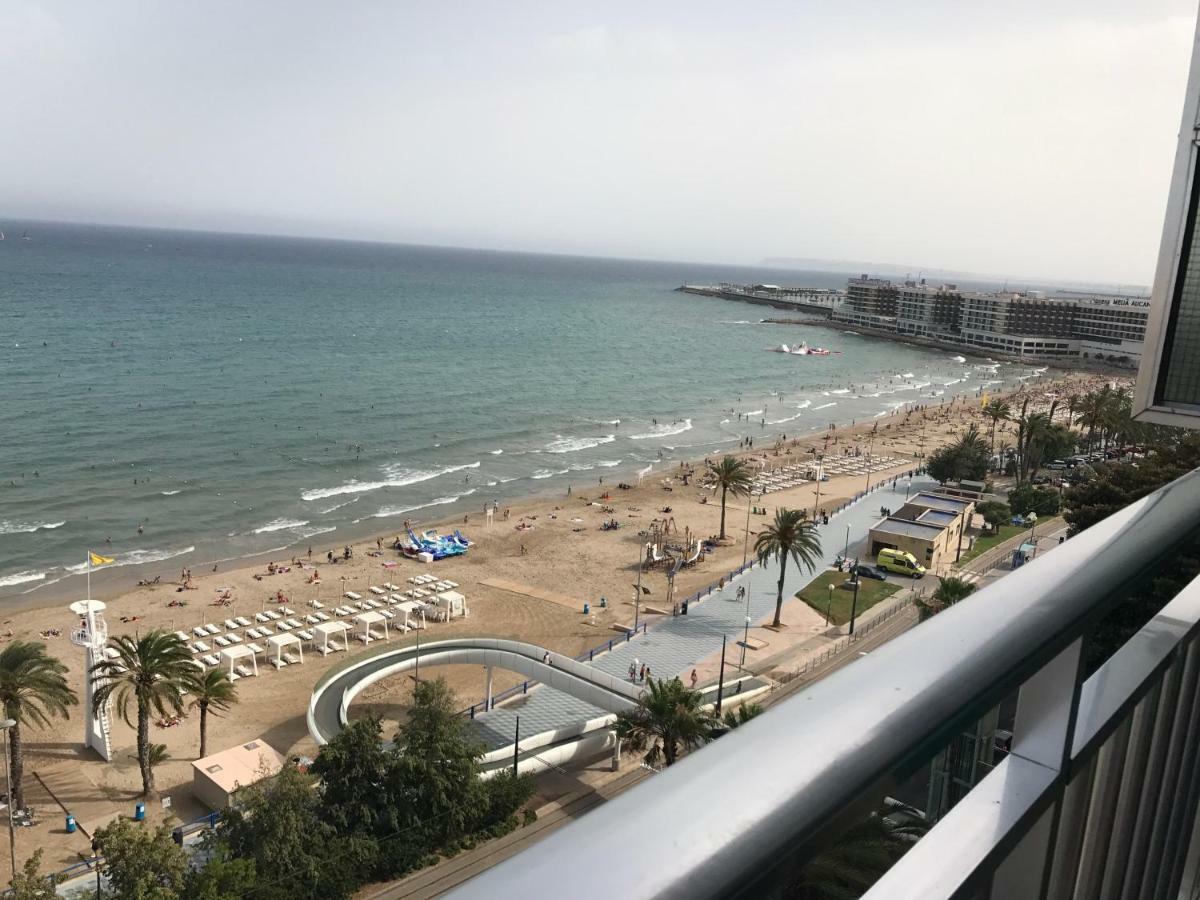 Apartamento Con Vistas Al Mar Primera Linea De Playa Del Postiguet アリカンテ エクステリア 写真