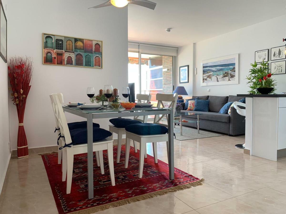 Apartamento Con Vistas Al Mar Primera Linea De Playa Del Postiguet アリカンテ エクステリア 写真